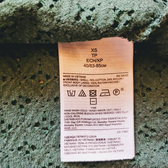 🌵Hunter green Banana Republic tank size XS🌵 - Picture 4 of 6